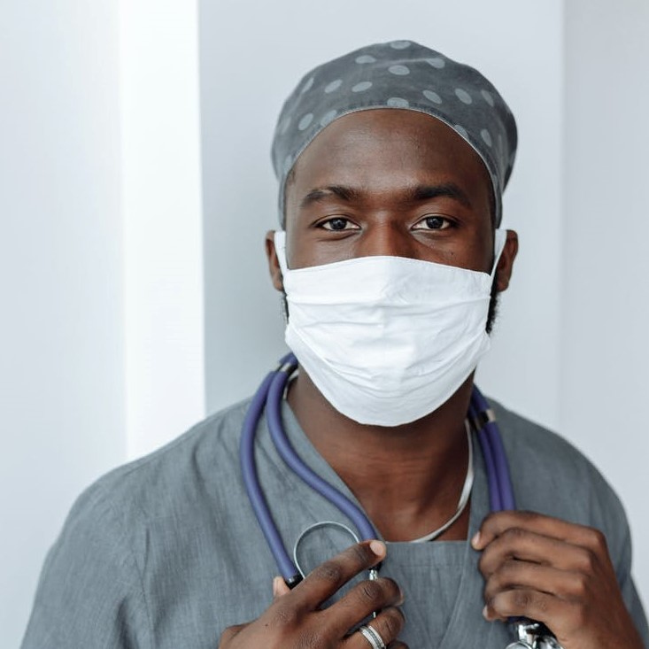 middle-aged male doctor smiling 